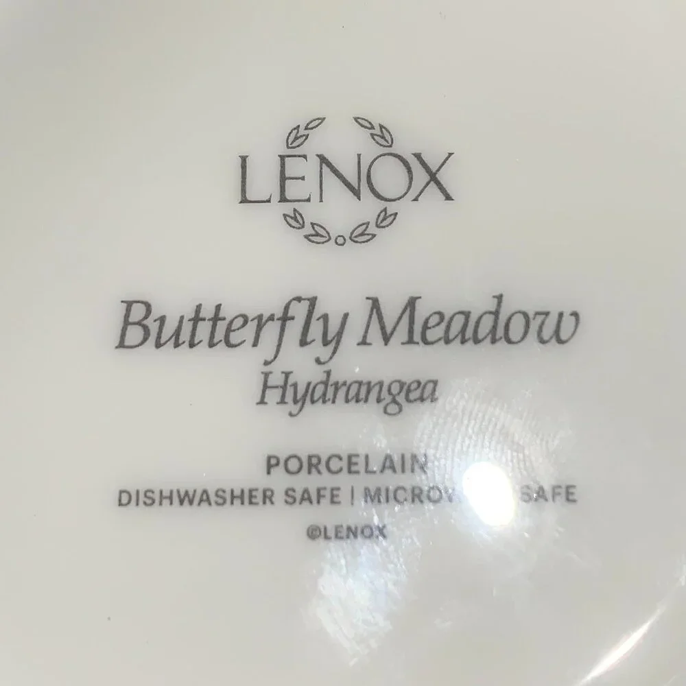 Lenox Butterfly Meadow Hydrangea Rice Bowl NWT